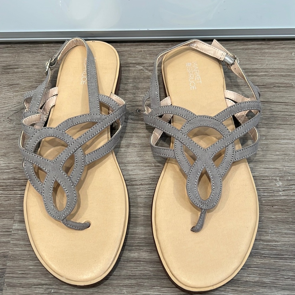 Suede Sandals
